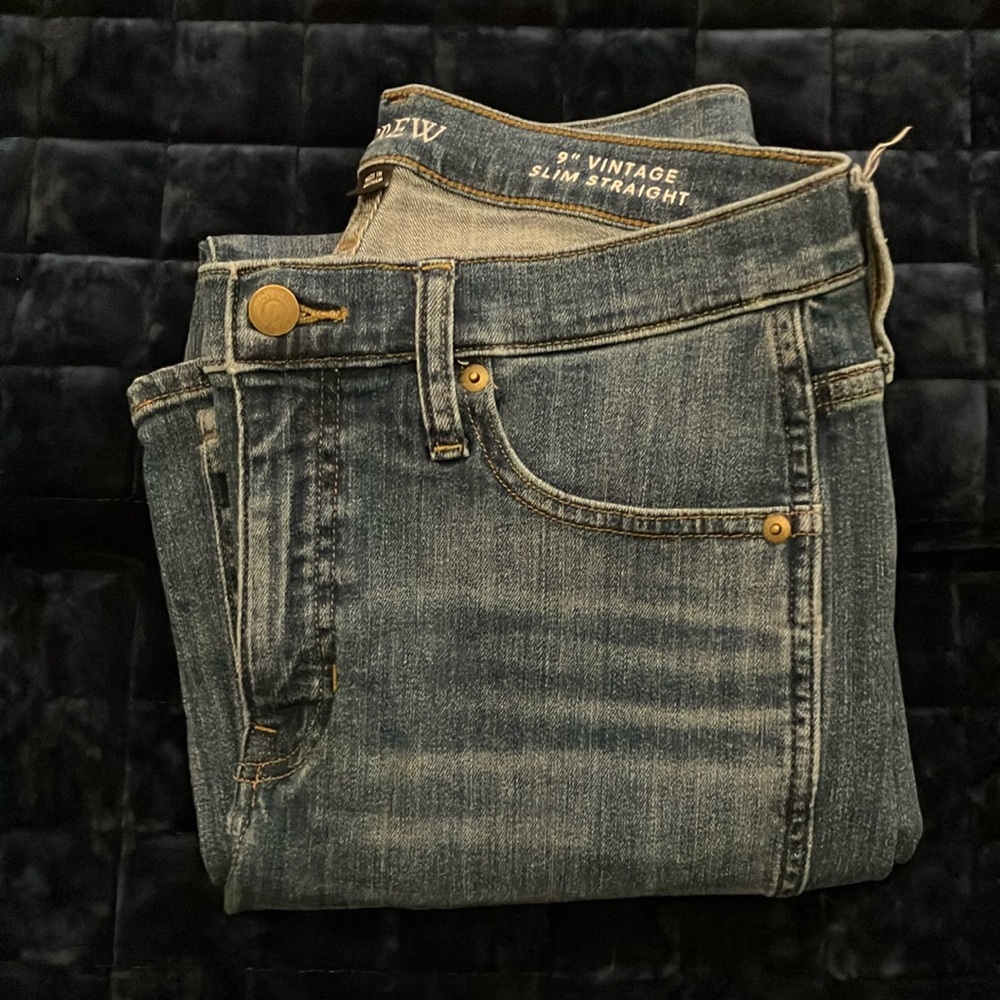 J. Crew Dark Blue Slim Straight Men's Jeans